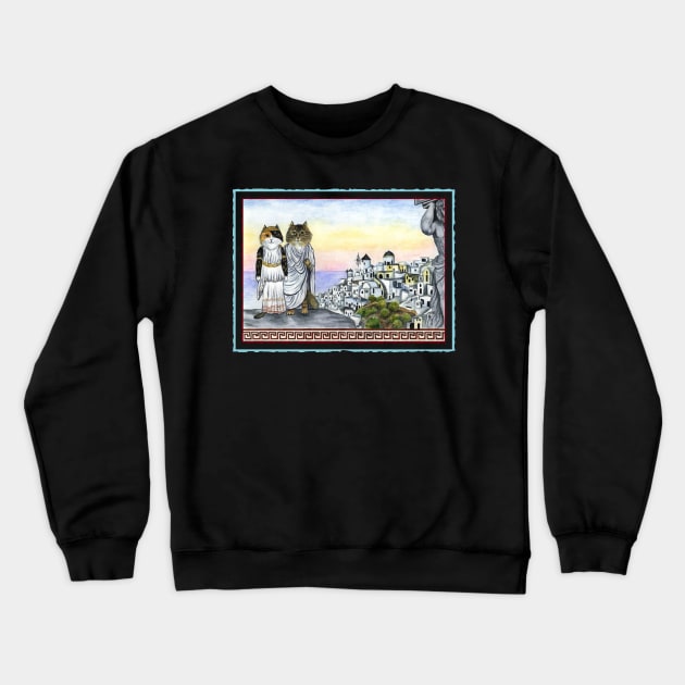 Greek spirit Crewneck Sweatshirt by KubikoBakhar